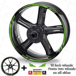 12 "13 "14" 15 "16" 17 "18" inch Decoration Reflective Motorcycle Wheel Sticker Rim Hub Tape Decals For Ducati Suzuki KTM BMW