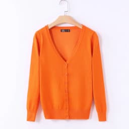 20 Solid Color Women's Knitted Cardigan Coat Autumn Winter 2026 Casual V-Neck Long Sleeve Sweater Female Large Size 3XL 4XL