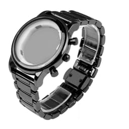 22mm Black High-Grade Bright Ceramic Strap Bracelet Watchbands for Armani Watch AR1507 AR1509/70002 AX7105 Ceramic Watch