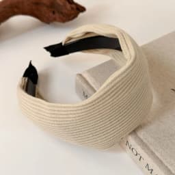 Retro Knitted Widened Headband for Women Elegant Simplicity All-Match Going Out Hairband Fashion Hair Accessories