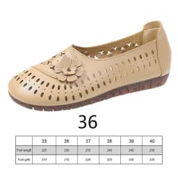 Soft Sole Leather Shoes Soft Flat Bottom Loafers Soft Flat Bottom Loafers Leisure Slip-on Corrective Breathable Flats PU Leather