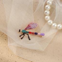 Large Size Luxury Crystal Dragonfly Brooch Colorful Rhinestone Insect Brooches Girls Cute Pins Personality Corsage Accessories