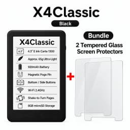 XTEINK X4Pro Classic E-book X3 Reader Portable Screen Ultra Thin Electronic Paper Ink Screen E-Reader 16G Memory High Resolution