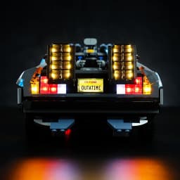 LED Light Kit Building Blocks For LEGO 10300 Back to the Future Time Machine (Only Light Kit Included)