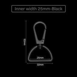 CRAZYSMITH Metal Bag Strap Spring Clip Buckles Lobster Clasp Carabiner Snap Hook DIY KeyChain Handbags Hardware Bag Accessories