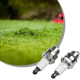 2Pcs For Champion RCJ7Y Spark Plugs Chainsaw Brush Cutter Summer Garden Lawn Mower Power Tool Part Equipment Accessory
