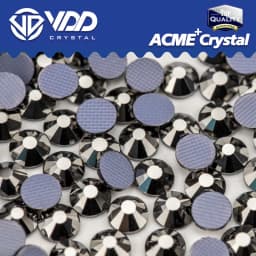 VDD Multi-color ACME+Series Top Quality Glass Hot-Fix Rhinestones Crystal AB Flatback Glitter Strass Stones For Fabric Garment