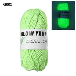 50g/roll Luminous Chunky Yarn Polyester Hand Knitted Glow in the Dark Knitting Wool DIY Handmade Weave For Cardigan Scarf Hats
