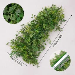 Mori Greenery Plants Leaves Flower Row Wedding Backdrop Decor Arch Floral Arrangement Window Display Banquet Event Props A8872
