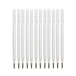 12Pcs BIG Erasable Refill Pens High Temperature Disappearing Fabric Marker Pen for Patchwork Fabric PU Leather Mark Sewing Tool