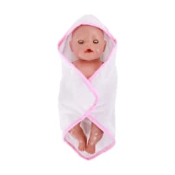 Doll Clothes Long One Piece Pajamas + Nightcap For 18Inch American&43Cm Baby Doll Accessories Nenuco Sleeping Blanket
