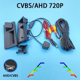 170 Degree AHD 1080P Car Rear Camera For Audi A4 B8 Q3 Q5 A5 A8 S5 A3 A6 C7 A7 Volkswagen Parking Backup Trunk Handle Camera