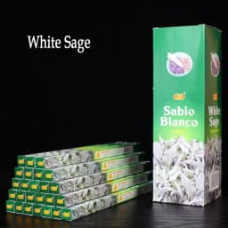 Y Natural 10/25 Mixed Box/Pack India Incense Sticks Sandalwood White Sage Tibetan Scented Yoga Indoor Air Purifying Aromatherapy
