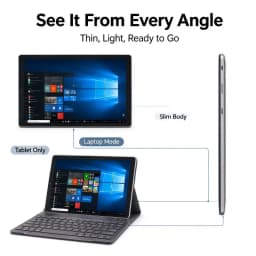 10.1 INCH 8GB DDR RAM 128GB ROM AR10 Windows 10 Tablet PC Z8300 CPU 1280*800 IPS Screen 64-Bit Dual Camera