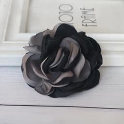 5PCS/Lot 8CM Large Satin Fabric Artificial Rose Flowers For Hats Dress Clothing Decoration DIY Brooches Hair Accessories