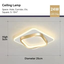 Modern LED Ceiling Light for Corridor Hallway Stairs Aisle Entrance Balcony Small Round Chandelier for Living Dining Bedroom