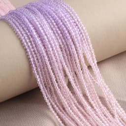 125 Pieces Spinel Bead Crystal Beads Loose Exquisite appearance DIY Jewelry Making Bracelet Necklace Accessories 3mm Length 38cm