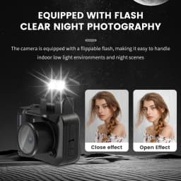 Y4000 Mini Keychain Camera With Screen HD 1080P Portable Retro kids Cam Ultra Compact Pocket DV Video Recorder With Flash Lamp