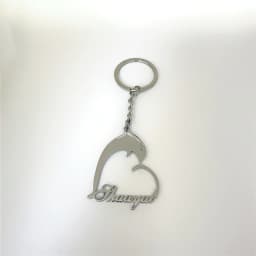 Custom Name Keychain Personalized Stainless Steel Pendant Keychains for Women Men Customized Nameplate Keyring Jewelry Gifts