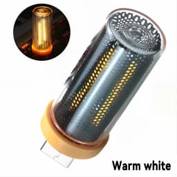 Retro USB Led Filament Night Light Yellow Warm Bulb Touch Dimmable Lighting RGB ambient light For Home Decor Emergency Lighting