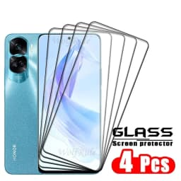 1/2/3/4pcs For Huawei Honor 90 Lite Glass Honor 90 Lite Tempered Glass Full Cover Glue 9H HD For Screen Protector Honor 90 Lite