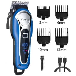 Kemei Hair Clipper for Man KM-1995 Professional Precision Adjustment Cordless Hair Trimmer Rechargeable Haircut Machine