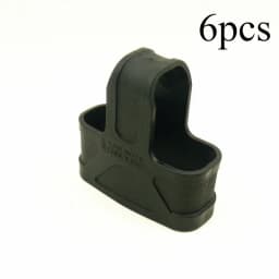 6pcs Rubber Glove Sleeve Cover for Most Glock Handgun M4 5.56 Mag Pouch Holder Protect Case Hunting Tactical Pistol Gun Holster