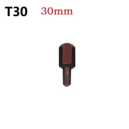 1pc 30/75mm Magnetic Torx Screwdriver Bit Steel 10mm Hex Shank Screwdrive For Impact Screwdriver T20/T25/T30/T40/T45/T50/T55