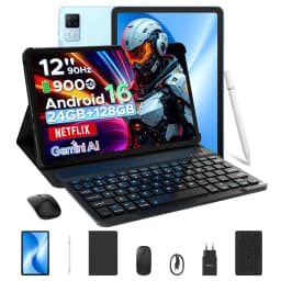 DOOGEE Android 16 U12 2 in 1 Tablet PC 12 inch Gemini AI 24GB(6 + 18) 128GB mAh Battery Widevine L1 bracket Wifi Tablet PC