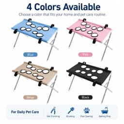 Pet Nail Trimming Hammock Table Portable Cat Small Dog Grooming Stand Breathable Mesh Bathing Brushing Helper
