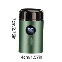 Small Electric Shaver Beard Trimmer Shaver IPX7 Waterproof Pocket Razors And Shaver Replace Head Pocket Travel Razors