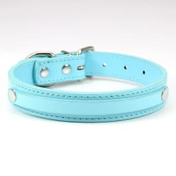 24 PCS Wholesale Plain PU Leather DIY Name ID Dog Collar Custom Letters Charms Puppy Cat Neck Strap Collars for Small Medium Dog