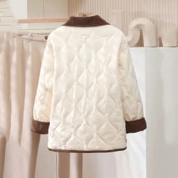 lapel Corduroy Diamond Grid Lightweight Cotton Jacket Women's 2025 Autumn Winter New Cotton-Padded Parkas Warm Coat Female Tops