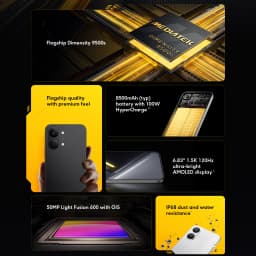 POCO X8 Pro Max Smartphone Global Version Dimensity 9500s 6.83'' 1.5K 120Hz Display 8500mAh battery 100W HypeCharge 5G NFC