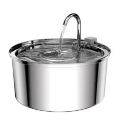 3.2L Large Capacity Stainless Steel Cat Dog Pet Drink Fountain 5V USB Silent Water Pump Dispenser USB Fountain Water Bowl