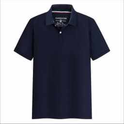 Summer Solid Color Outdoor Casual Lapel Short-sleeve Daily Business Short-sleeve Tops 2024 New Unisex Polo Shirts