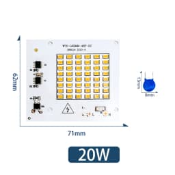 LED Chip Lamp Bead 10W 20W 30W 50W 100W LED 220V Smart IC No Need Driver DIY Flood Light Led Matrix Spotlight Outdoor Chip Lamp