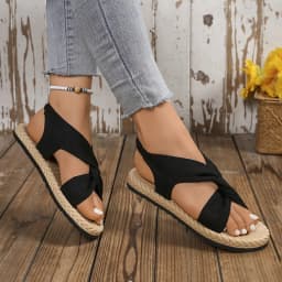 New Summer Women's Slip-On Sandals, Breathable, Lightweight, Simple, Stylish Outdoor Party Sandals for Women to Wear Alone