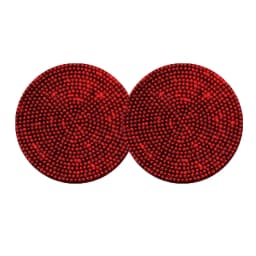 2Pcs Car Non Slip Water Cup Pad Diamond Car Coaster Water Cup Insert Coasters Pads Universal Car Cup Holder Interior Accessories
