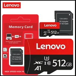 Lenovo Original Micro SD Card 1TB High Speed Cartao De Memoria 256GB 512GB Class 10 Memory Cards 128GB TF Card For Phone Camera