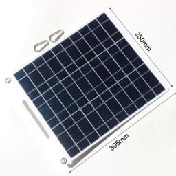 100W 5V Solar Panel Plate Waterproof Solar Panel Portable Dual USB Solar Battery Charger Outdoor Camping Solar Cells Charging