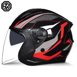 ORZ-705 Latest High Quality Motorcycle Helmet Half Covering Dual Lens Cascos para Motos Male Female Couple Capacetes de Moto