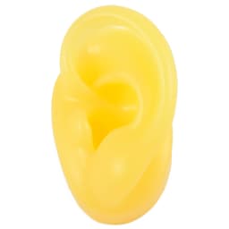 1PC Flexible Silicone Ear Model for Piercing Left and Right Human Ear Molds Jewelry With Exhibits Props