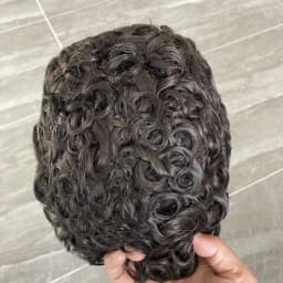 Afro 15mm Curly 2026 New Toupee For Men African American Wigs Human Hair Invisible Skin Pu Base Replacement System Prosthesis