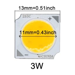 10pcs 3W 5W 7W 10W High Power LED Source Chip 13mm 20mm 24mm SMD LED COB Light Bulb LED Diode Light Lamp Spotlight Downlight DIY