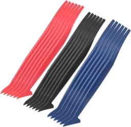 18 Pcs Car Micro Squeegee Curves Slot Tint Tool Set, Vinyl Wrap Tools, Vinyl Wrap Squeegee Car Wraping Tools with Different