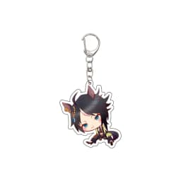 55MM Anime Pretty Derby Keychain Oguri Cap Special Week Silence Suzuka Tokai Teio Key Chain Acrylic Model Plate Christmas Gifts