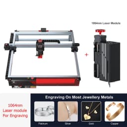 TwoTrees TS2 Auto Focus Laser Engraver Metal Laser Engraving Machine with WiFi Offline Control Limit Switch Cutting Acrylic Wood