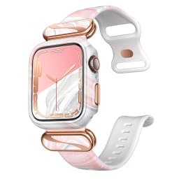 Case For Apple Watch 7/6/5/4/SE3/SE2/SE (40/41mm) I-BLASON Cosmo Luxe Series Stylish Protective Case with Adjustable Soft Strap