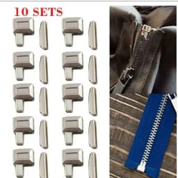 3# 5# 8# 10# Zipper Head Zipper Repair Kit Easy Fix Zipper Slider Head Puller Closure Universal Replacement Broken Wearable